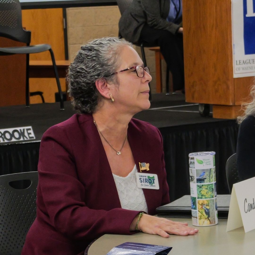 Laura Sirot, candidate for Ohio Senate District 31 at 2026 Candidates Forum